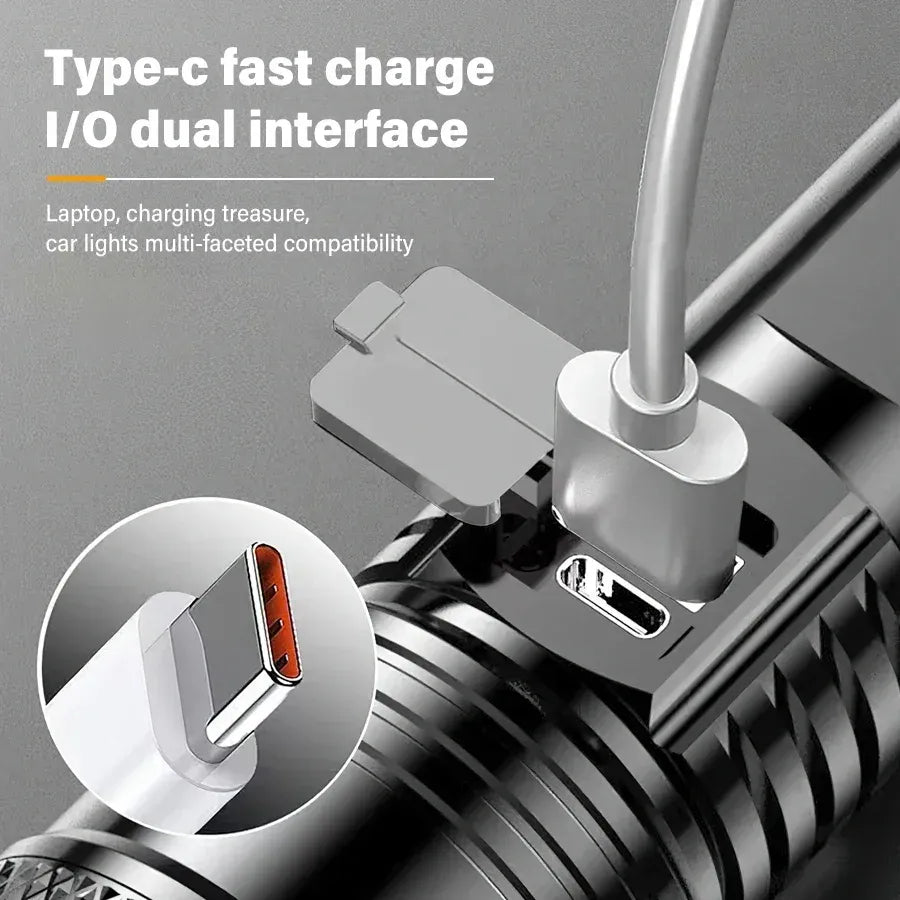 TurboBeam 2000 Tactical Flashlight